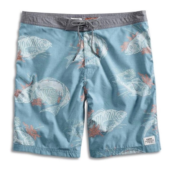 Katin Other - Katin Koi Fish Print Sashimi Board Short Swimsuit